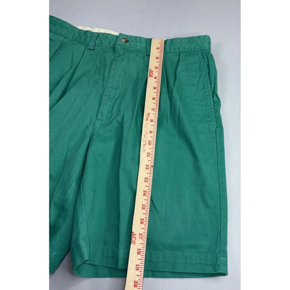 Polo Ralph Lauren Chino Shorts Men's 31 Bright Green Gordon Flat Front Chino VTG